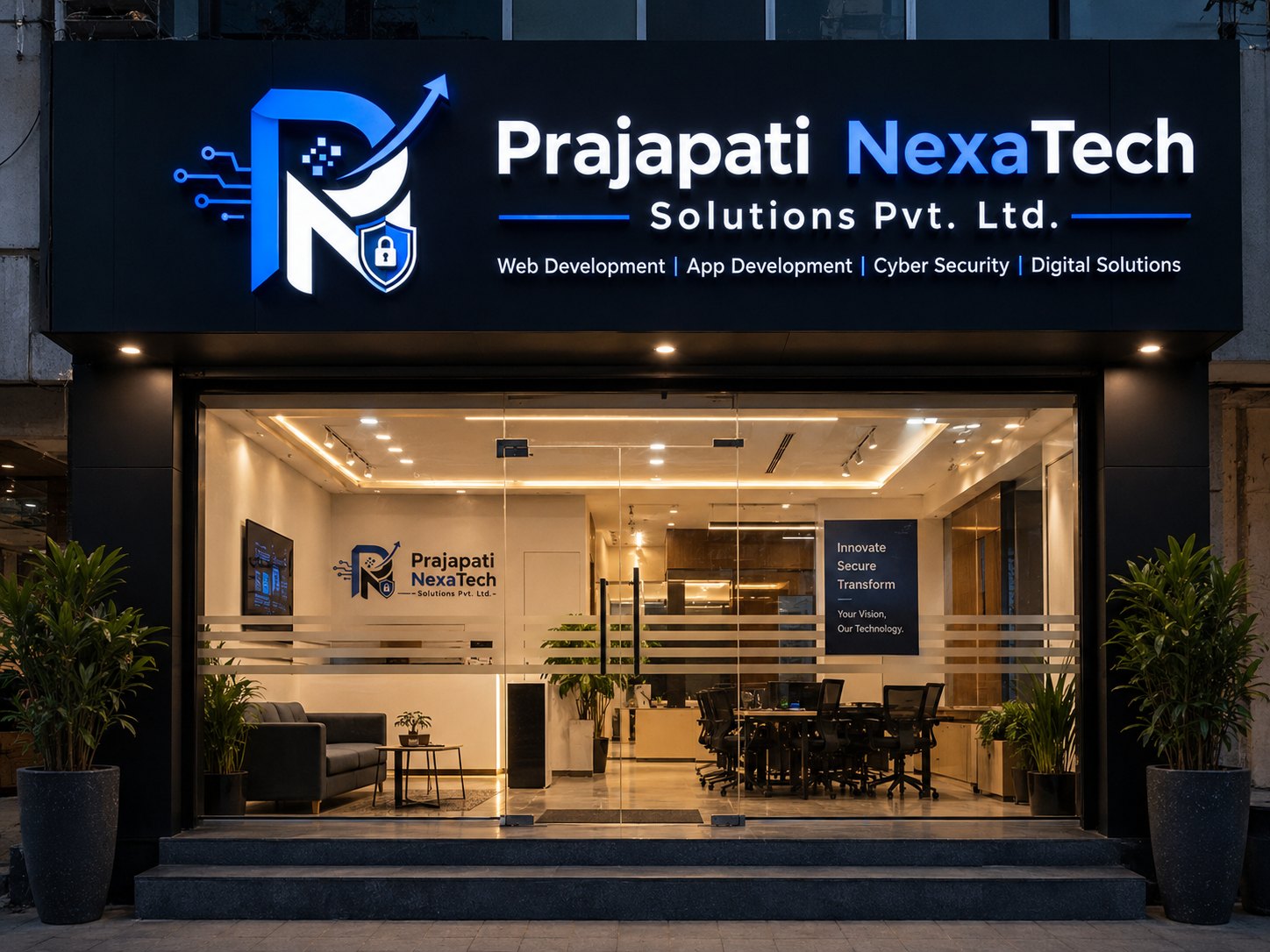 Prajapati NexaTech Solutions storefront exterior